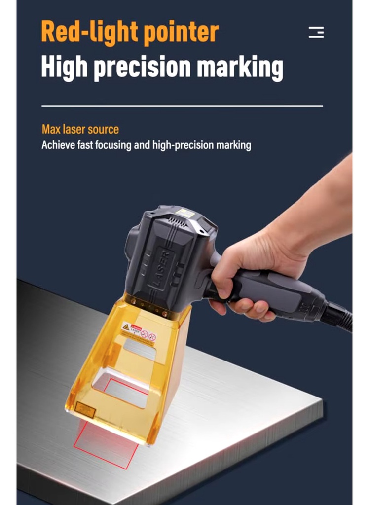 Grabadora Laser De Fibra De Mano 30w - V1 Mark F1 - Handheld
