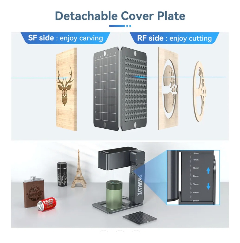 Laser Grabado Y Corte Portátil Plegable Wainlux Z3