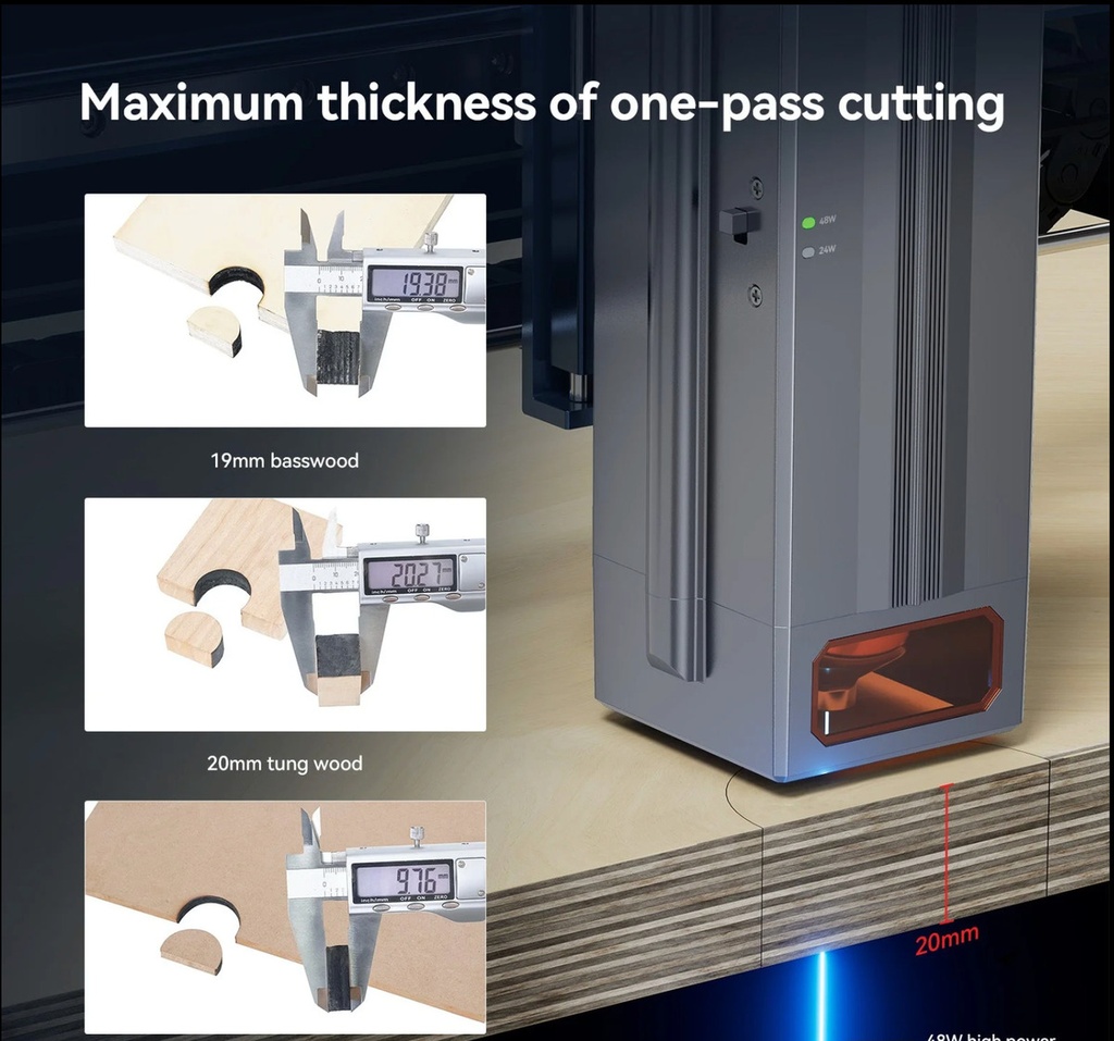 Laser Corte Y Grabado Atomstack X40 - 48w Ópticos 210w Power