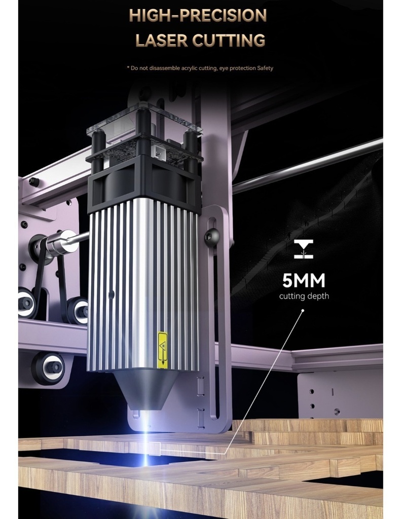 Atomstack A5 Pro 40w Cnc Corte Y Grabado Laser  41x40 Cm