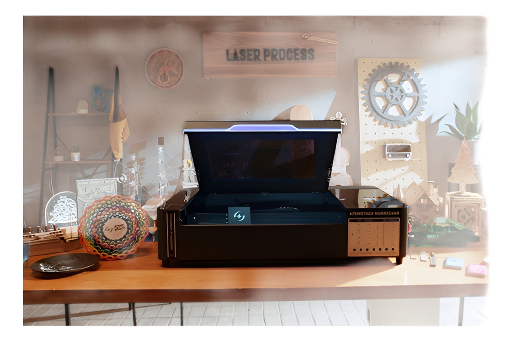 Laser Co2 Atomstack Hurricane 55w - Corta Acrilico Transp.