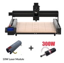Router Cnc Dual 46x46 Cm Husillo 300w Laser 10w Opticos