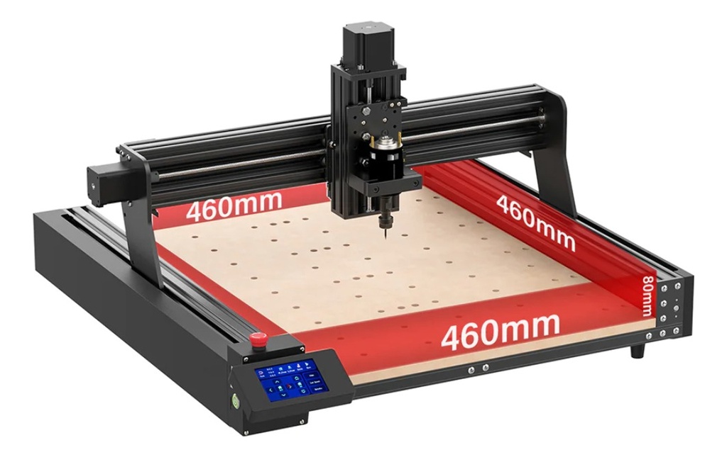 Router Cnc Dual 46x46 Cm Husillo 500w Laser 20w Opticos