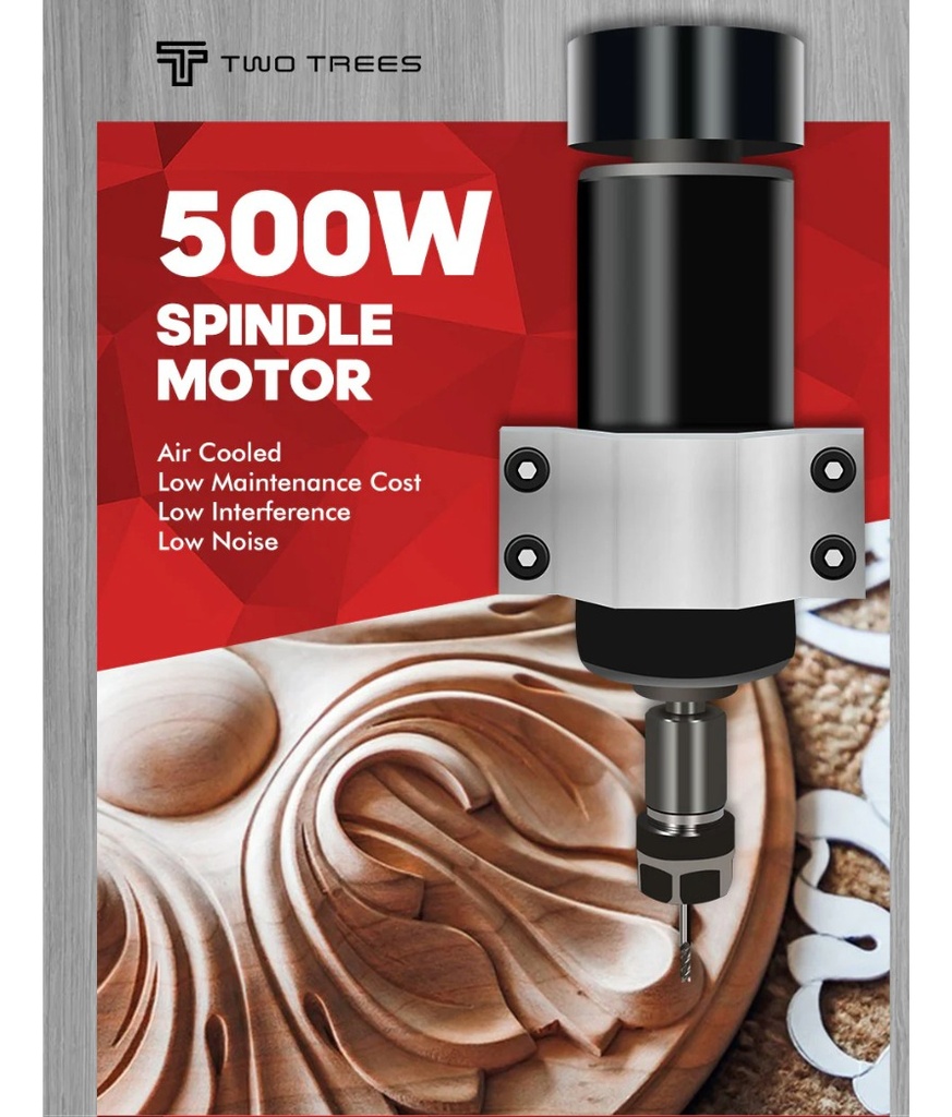 Router Cnc Two Trees Ttc 450pro 500w + Rotativo 4to Eje