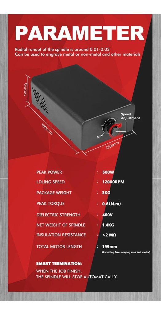Router Cnc Two Trees Ttc 450pro 500w + Rotativo + Aspiradora