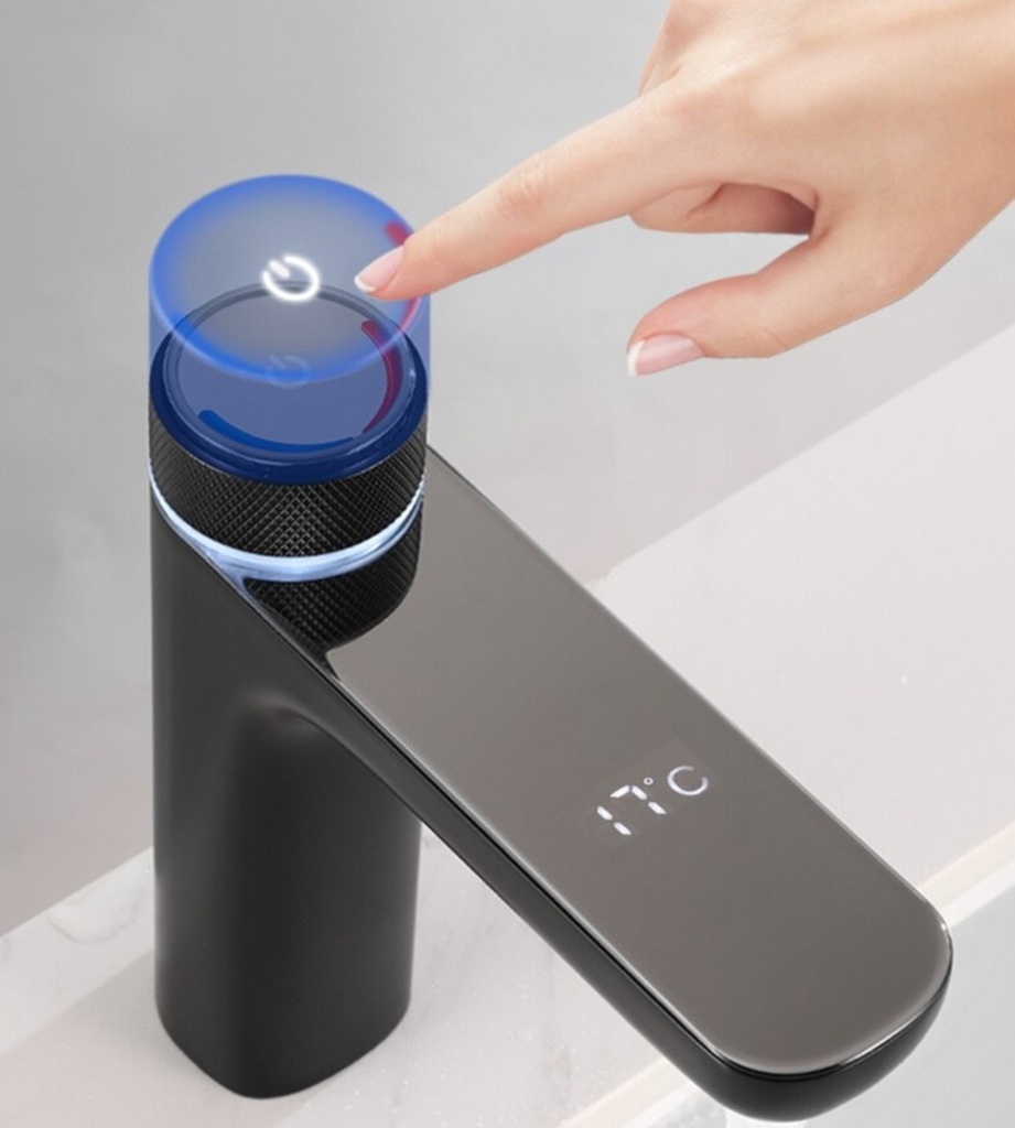 Novedad! Monocomando Digital Termostatico Alta Gama Y Diseño