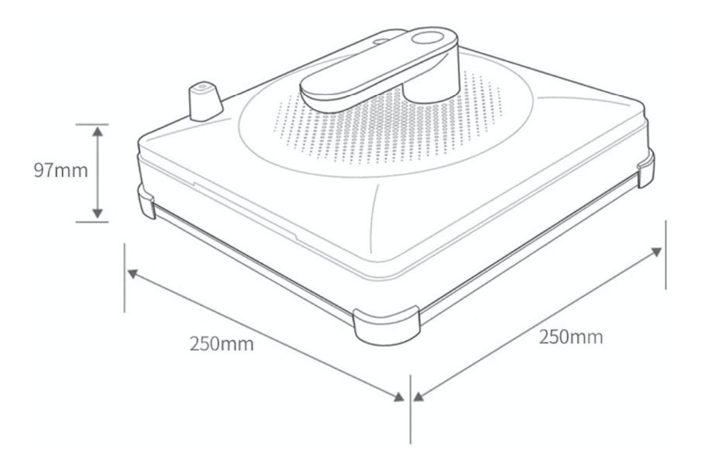Robot Limpia Vidrios Bobot - Xiaomi W3060 - 6 Cuotas Sin Int