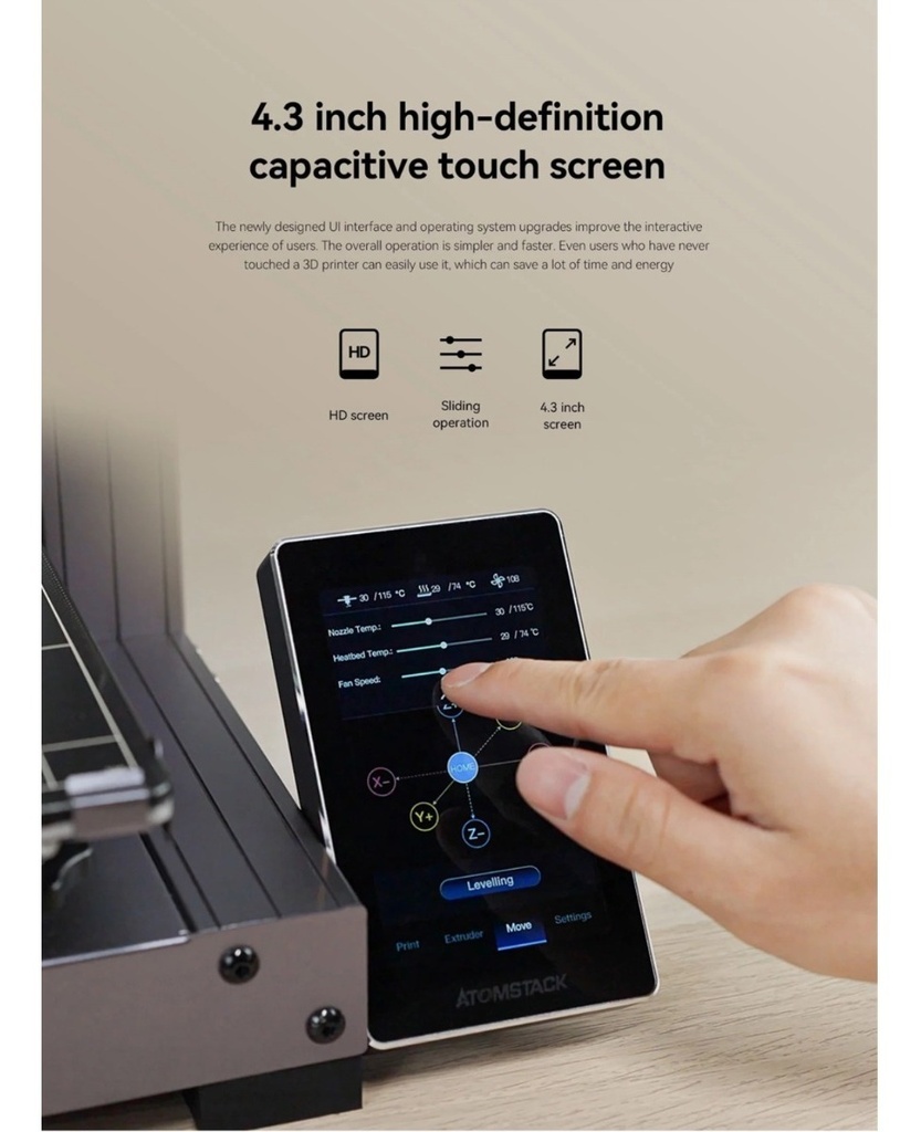 Impresora 3d Atomstack Cambrian Novedad Total Imprime Goma !