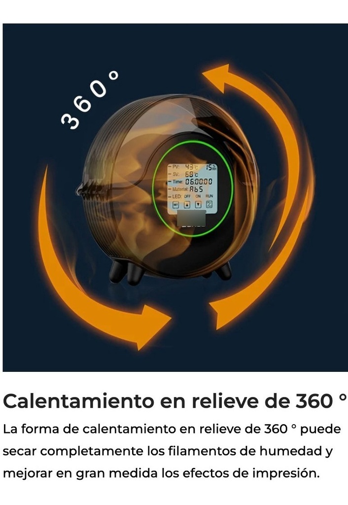 Maquina Secado Filamento Sunlu Filadryer S2