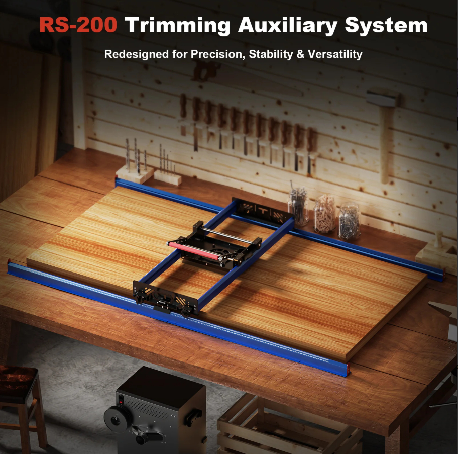 Fresadora Manual con Guías Two Trees RS-200