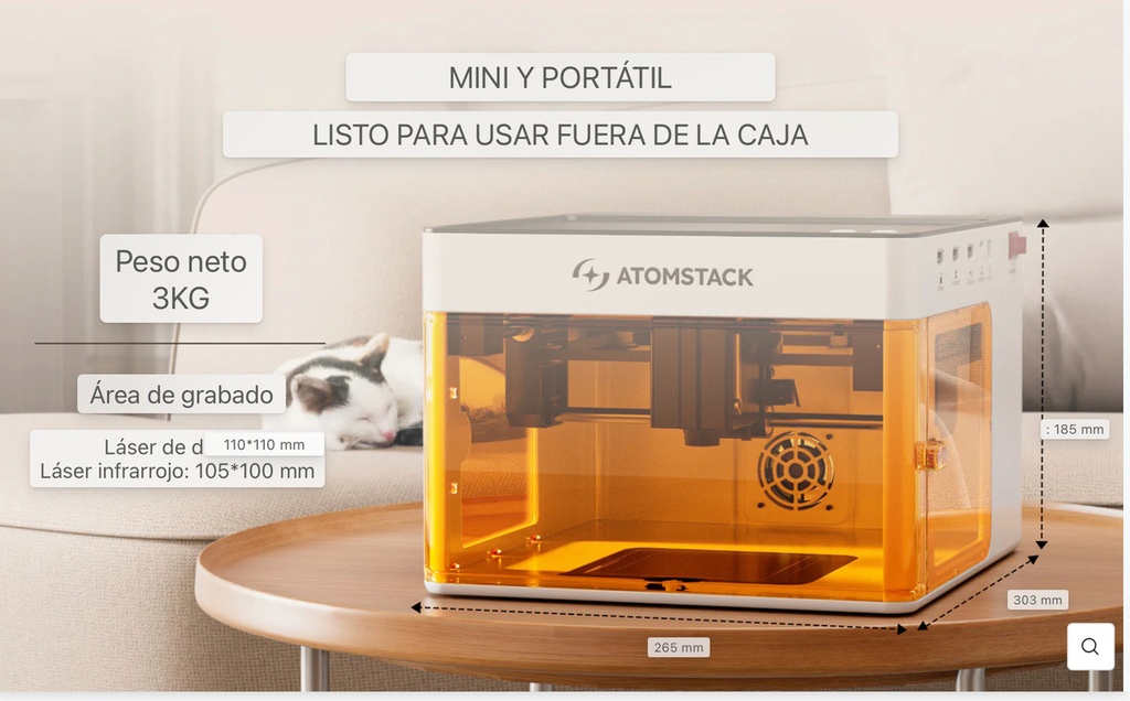 Atomstack P1 Laser de Diodo 5w