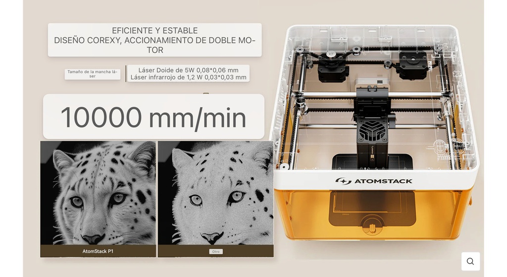 Atomstack P1 Laser de Diodo 5w