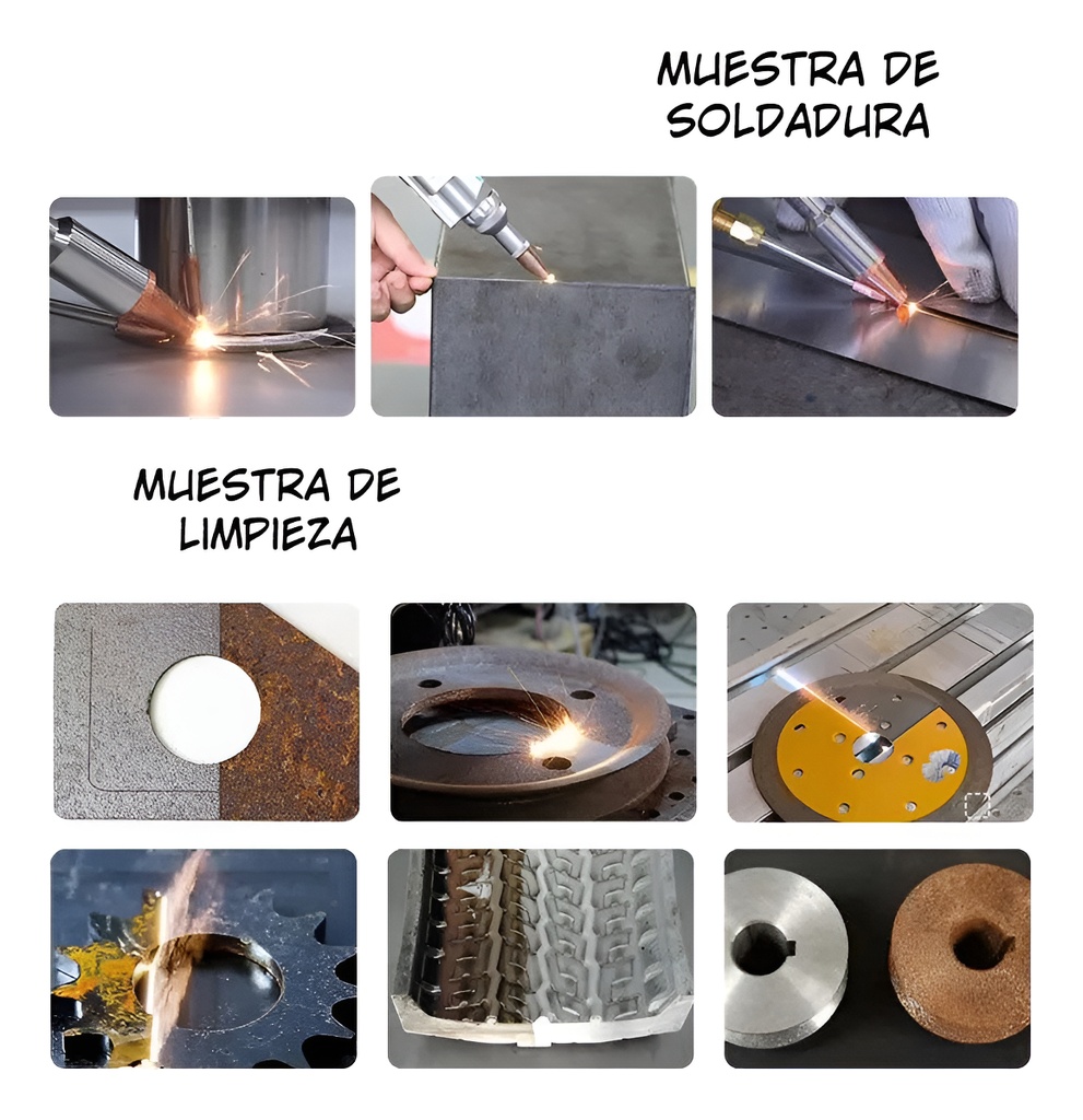 Soldador Láser 1500w Portátil 4en1 Corte Soldadura Limpieza