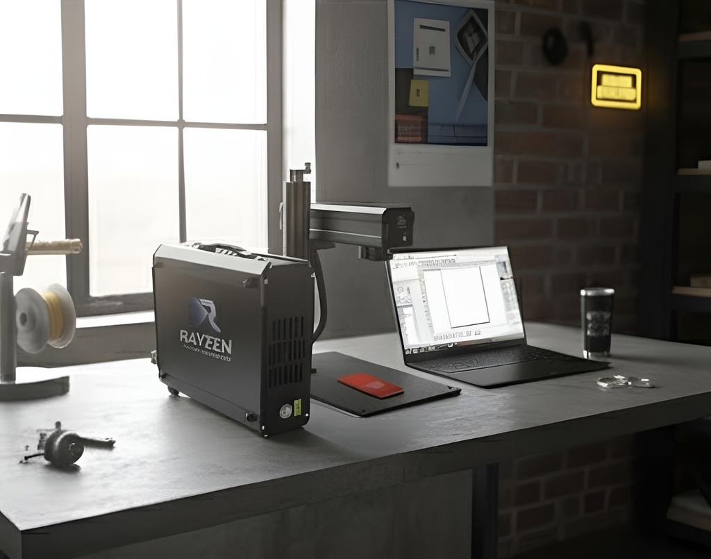 Laser De Fibra Rayzen 30w fuente Max 20x20 cm + Rotativo