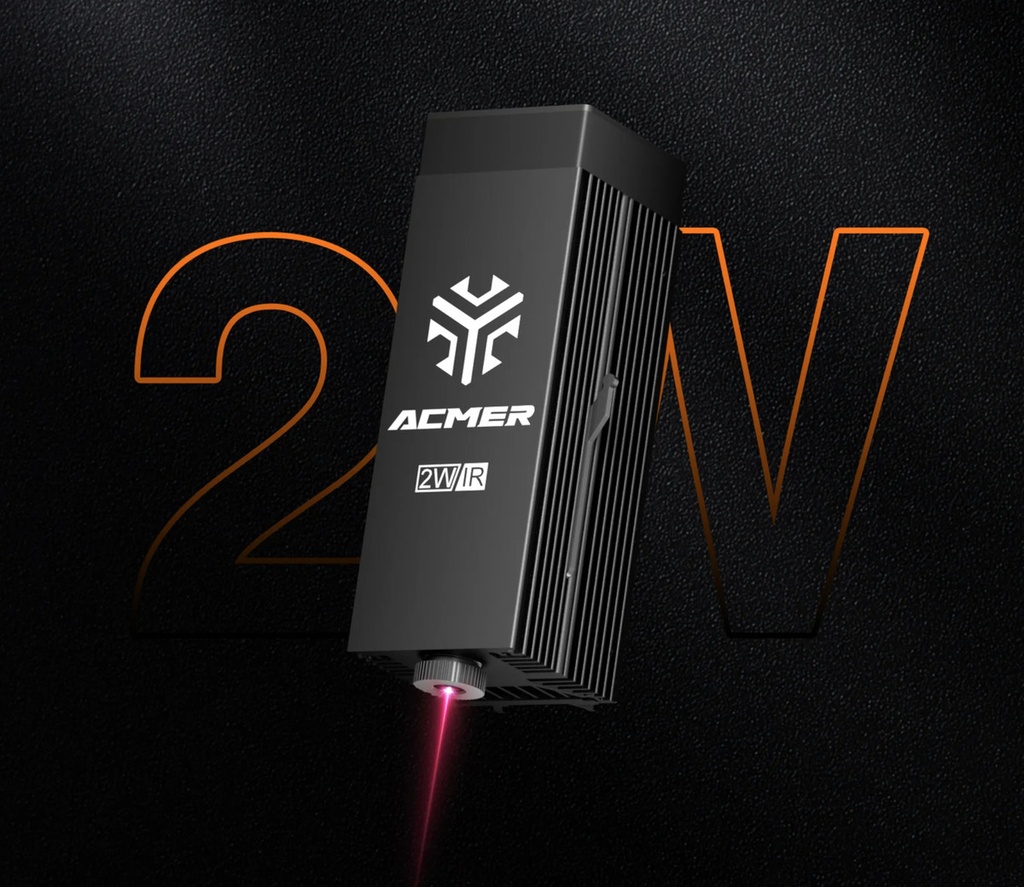 Cabezal Laser Acmer A2-p3 Infrarojo 2w 1064nm