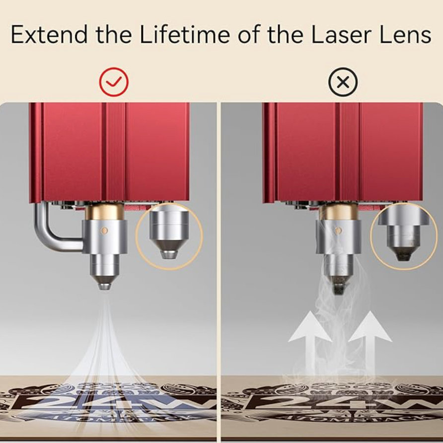 Asistente Aire Atomstack F60 Para A6/a12/a24