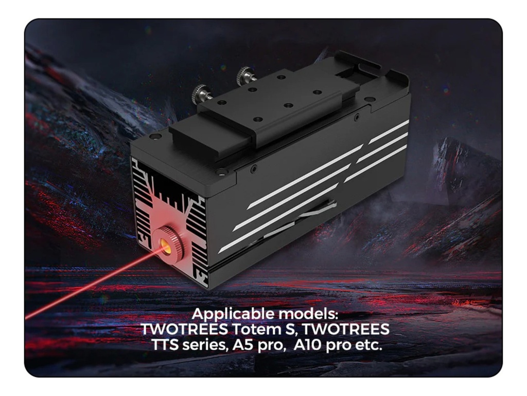 Cabezal Laser Two Trees T20 Graba Metales P/ Atomstack Y Tts
