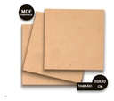 Mdf 3mm 30x30cm Kit X 10 Unidades Para Corte Y Grabado Laser