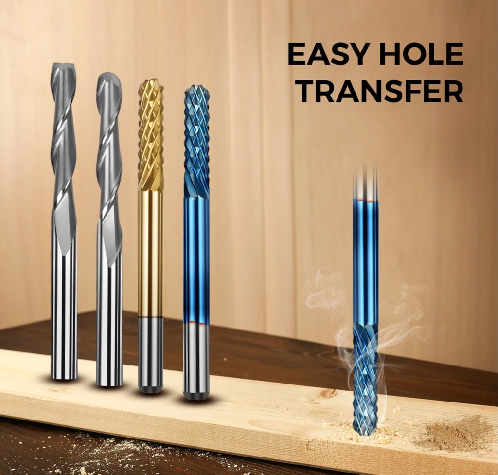 10 Fresas Nano Para Cnc 3018 Pcb, Metales, Madera, Plastico