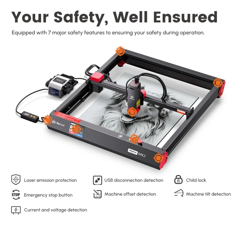 Algolaser Alpha Mk2 10w Cnc Laser