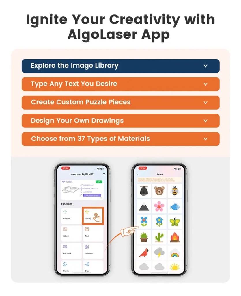 Algo Laser Diy Kit 10w Mk2 + Rotativo + Panel Abejas + Pies