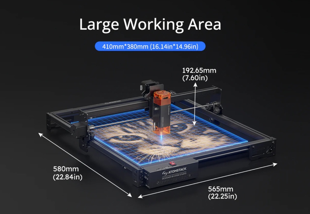 Atomstack A10 Pro V2 Black Maquina Laser