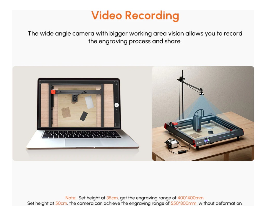 Camara Algo Laser Para Software Lightburn (cnc Laser)