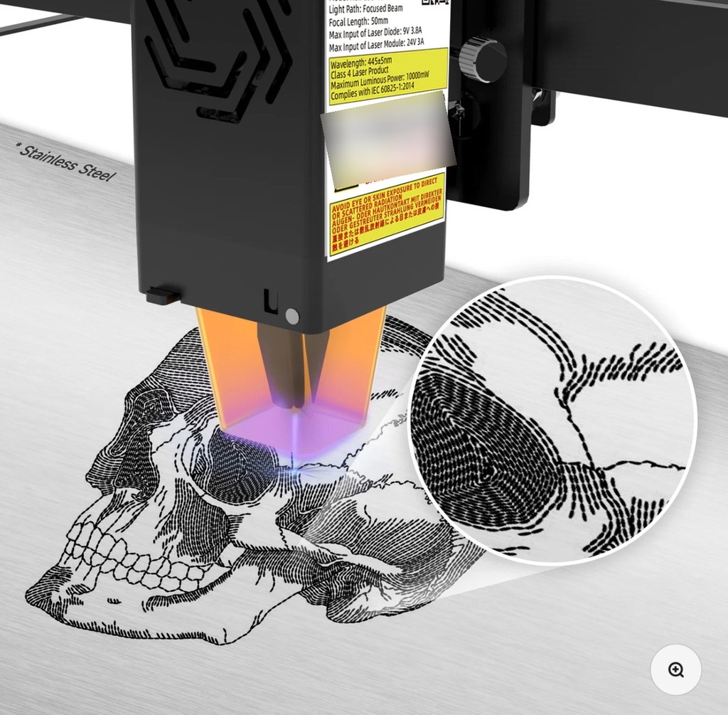 Grabadora Cortadora Laser Ortur Lm3 Le 10w