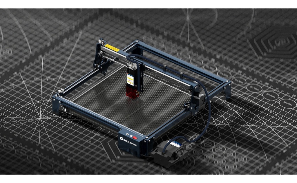 Sculpfun S30 10w Opticos Con Asistente Aire Automatico