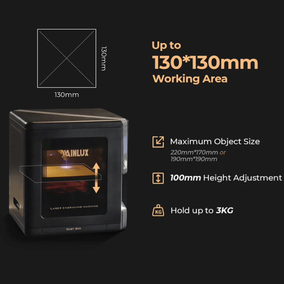 Maquina Laser Con Galvometro Wainlux K8 10w, Panal Y Cámara