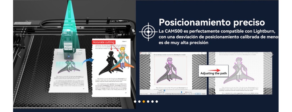 Sculpfun Cam 500 Para Lightburn - Escaner Posicionamiento