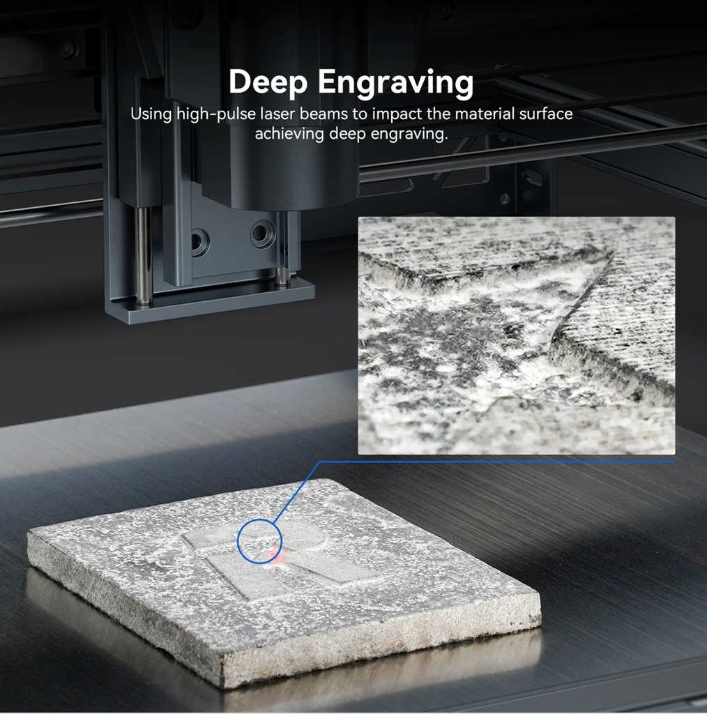 Laser De Fibra De Marco Atomstack 1064nm 20w