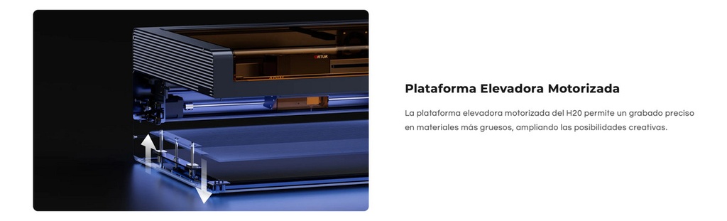 Grabadora Y Cortadora Laser Ortur H20 20w - La Mas Completa