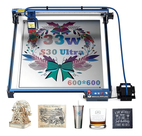 [sculpfun/s30 ultra/ 33w] Máquina Cortadora Y Grabadora Láser Sculpfun S30 Ultra 33w