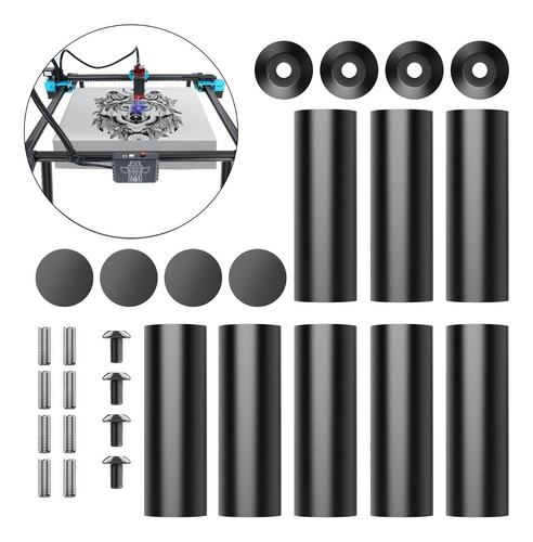 [ACC-PIE-TWO TREES-KIT PIES ALTURA TTS] Kit Pies De Altura Para Maquinas Two Trees Modelo Tts