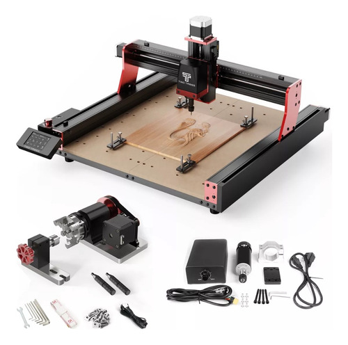 [ROUT-500W-SL-TWOTREES-TTC450-ROT] Router Cnc Two Trees Ttc 450pro 500w + Rotativo 4to Eje