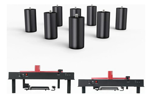 [ACC-PIE-ATOMSTACK- H1 A6/a12/a24 Pro] Pies Elevadores Altura Atomstack H1 Para A6/a12/a24 Pro